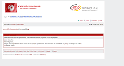 Desktop Screenshot of info-tunesien.de